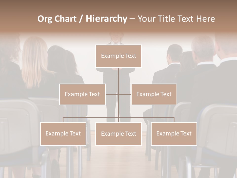 Employee Businesswoman Leader PowerPoint Template