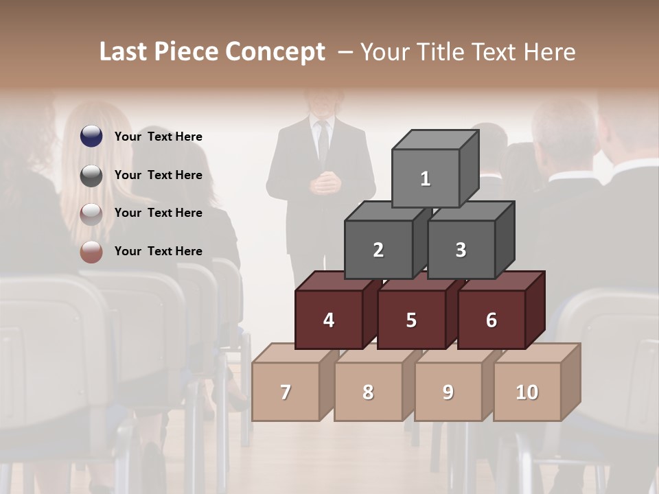 Employee Businesswoman Leader PowerPoint Template