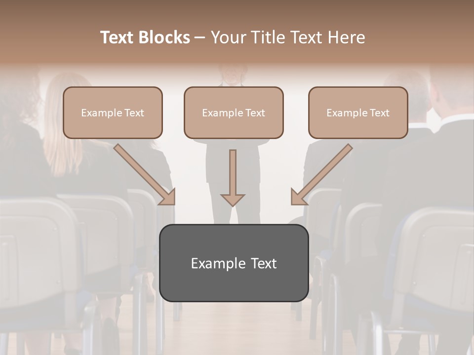 Employee Businesswoman Leader PowerPoint Template