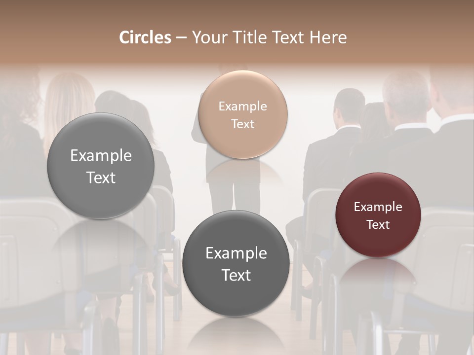 Employee Businesswoman Leader PowerPoint Template