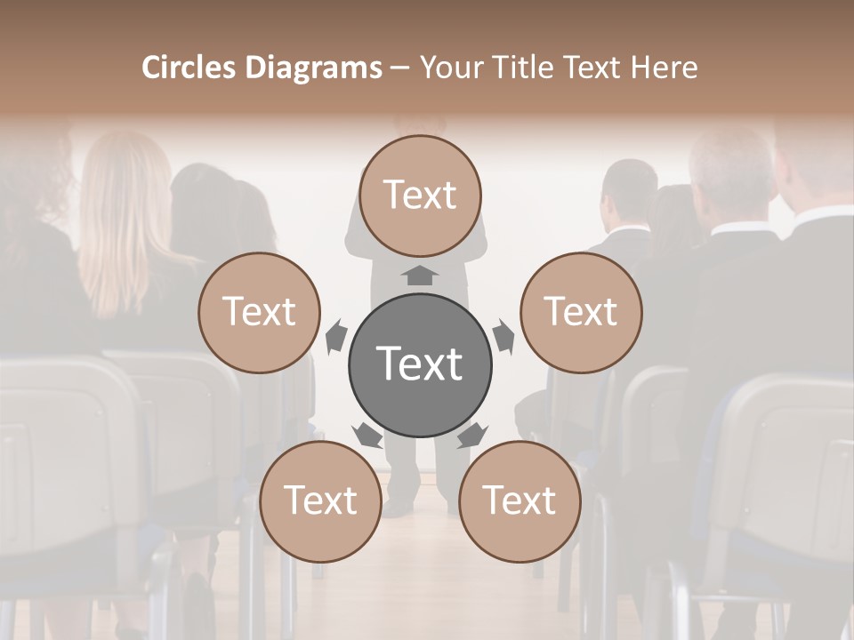 Employee Businesswoman Leader PowerPoint Template