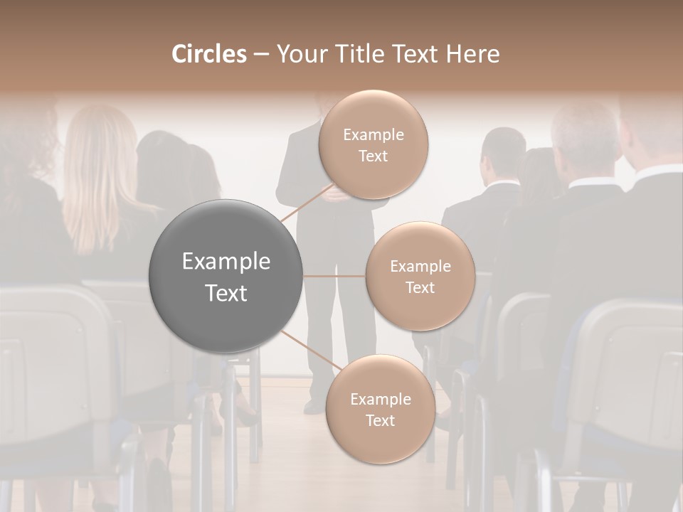 Employee Businesswoman Leader PowerPoint Template