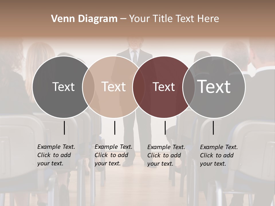 Employee Businesswoman Leader PowerPoint Template