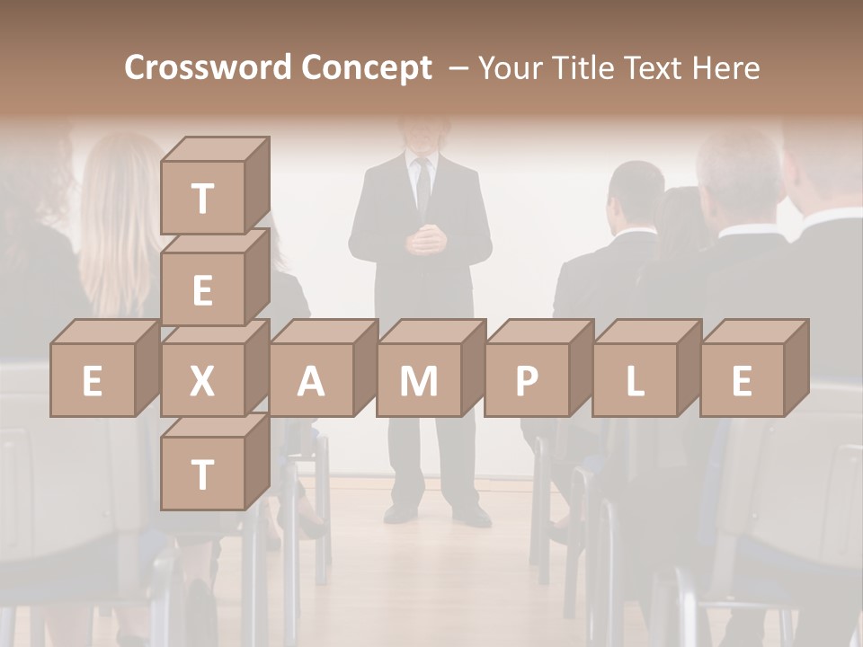 Employee Businesswoman Leader PowerPoint Template