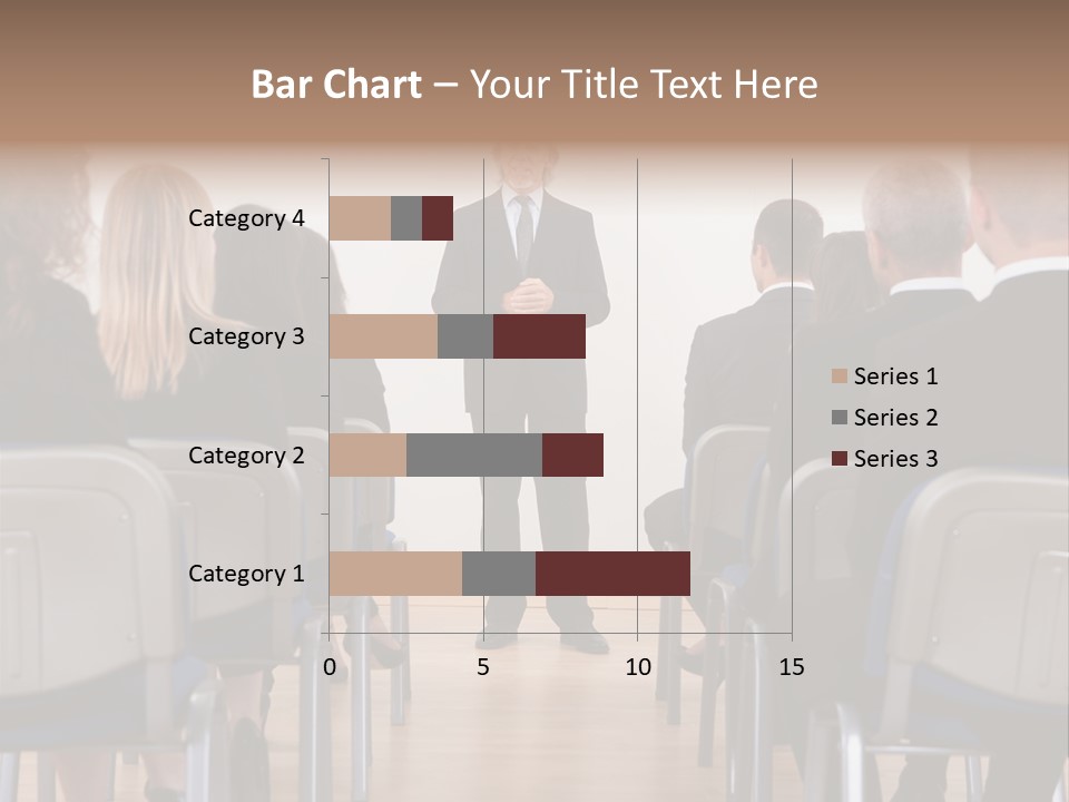 Employee Businesswoman Leader PowerPoint Template