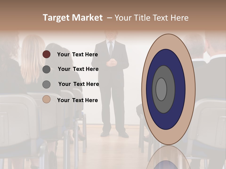 Employee Businesswoman Leader PowerPoint Template