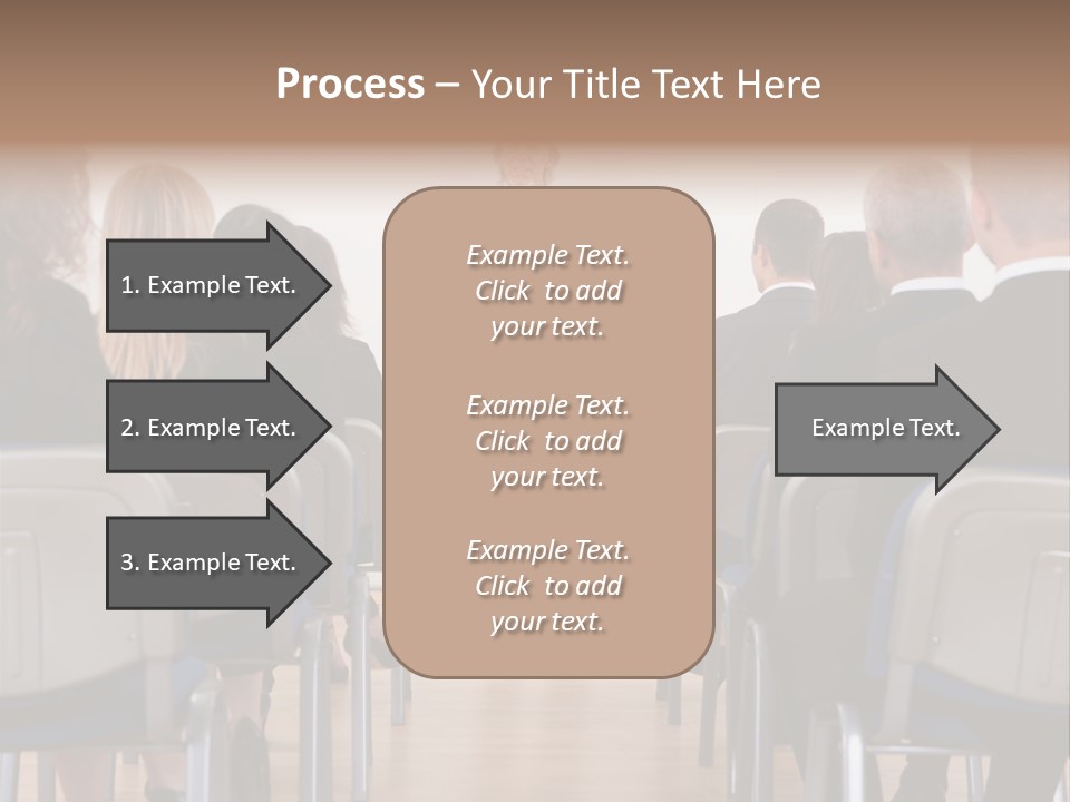 Employee Businesswoman Leader PowerPoint Template
