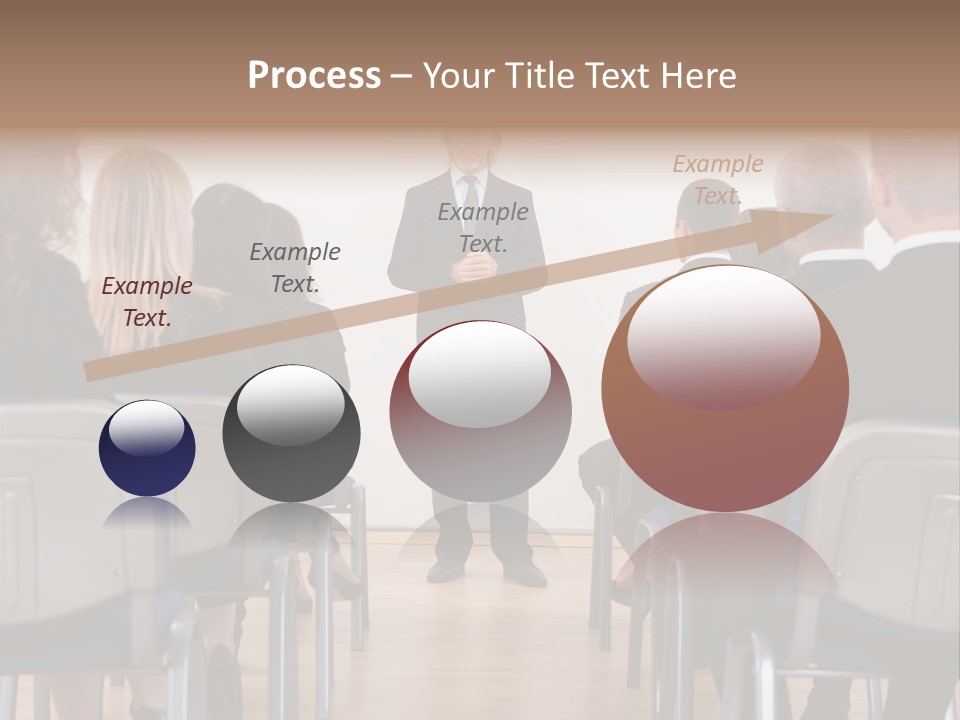 Employee Businesswoman Leader PowerPoint Template