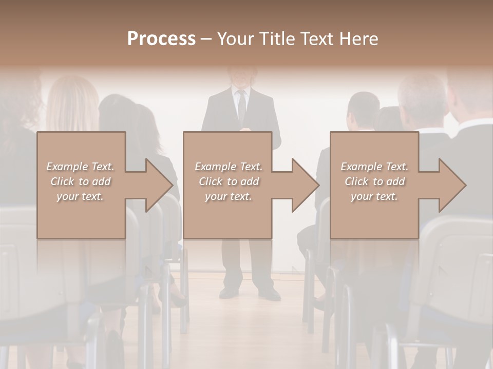 Employee Businesswoman Leader PowerPoint Template