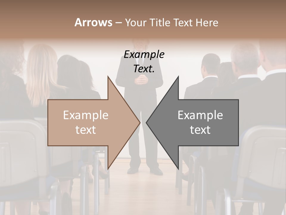 Employee Businesswoman Leader PowerPoint Template