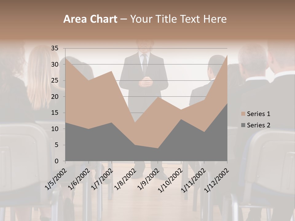 Employee Businesswoman Leader PowerPoint Template