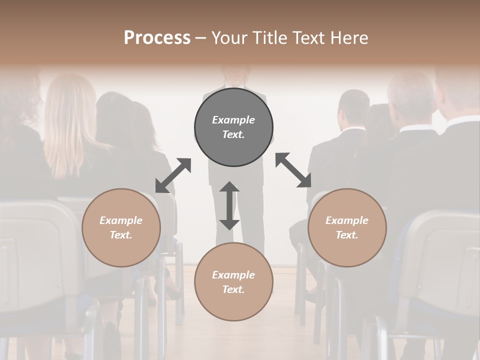 Employee Businesswoman Leader PowerPoint Template