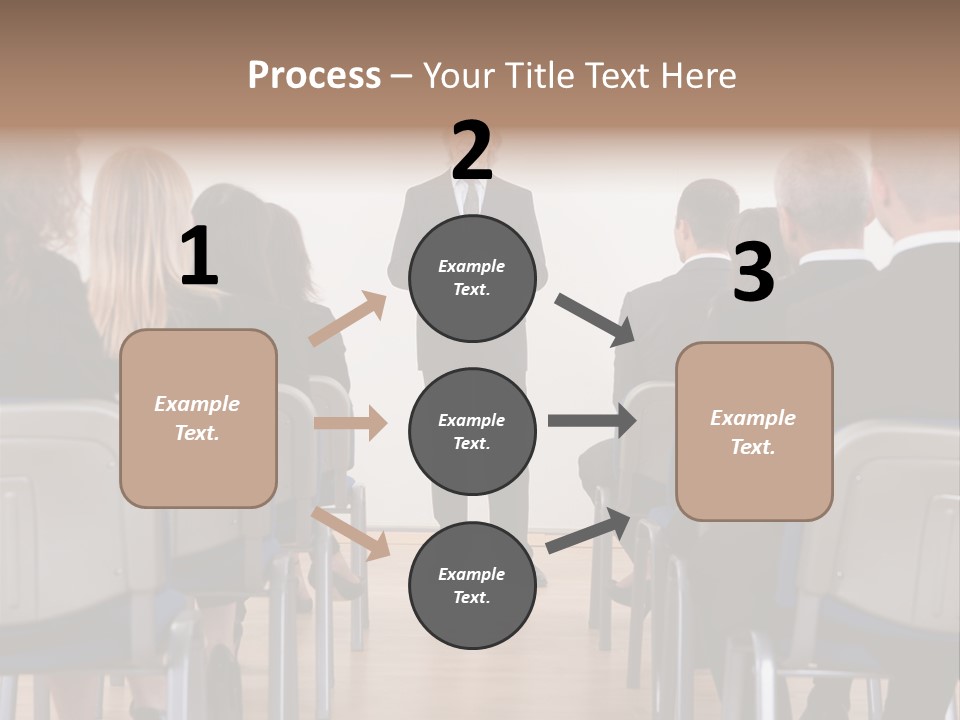 Employee Businesswoman Leader PowerPoint Template