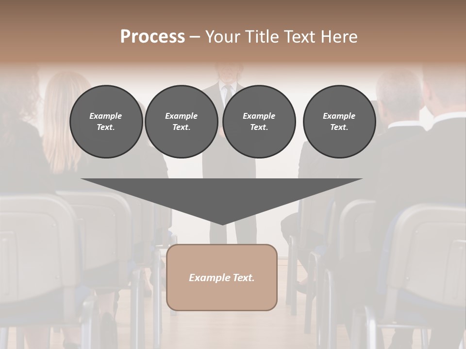 Employee Businesswoman Leader PowerPoint Template