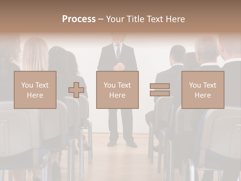 Employee Businesswoman Leader PowerPoint Template