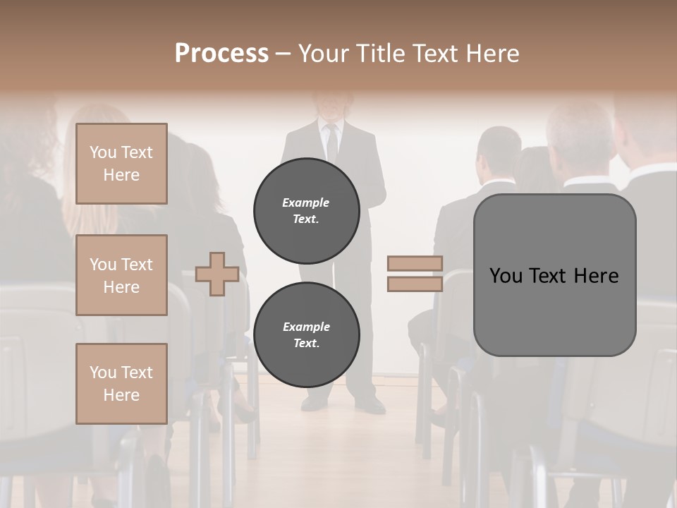 Employee Businesswoman Leader PowerPoint Template