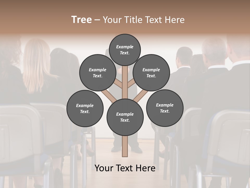 Employee Businesswoman Leader PowerPoint Template