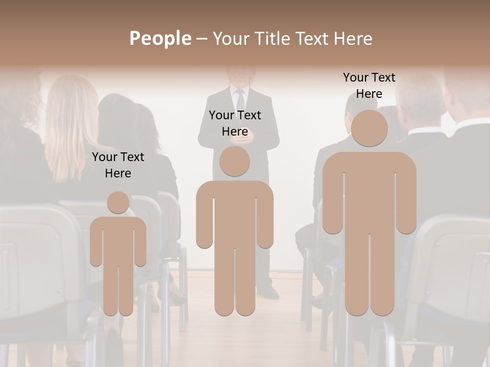 Employee Businesswoman Leader PowerPoint Template