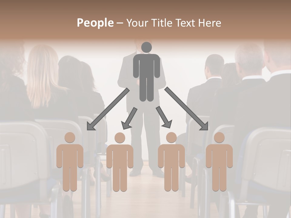 Employee Businesswoman Leader PowerPoint Template