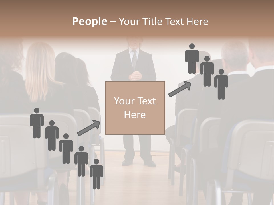 Employee Businesswoman Leader PowerPoint Template