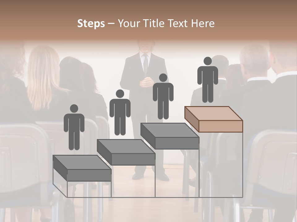 Employee Businesswoman Leader PowerPoint Template