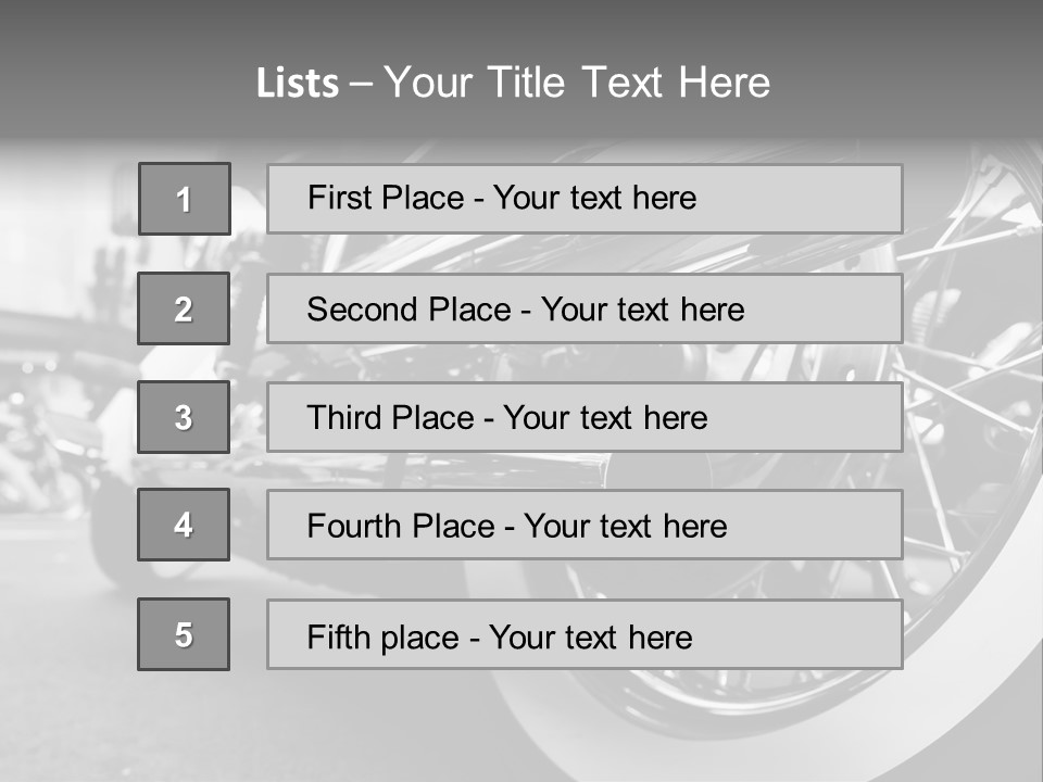 Crome Horsepower Power PowerPoint Template