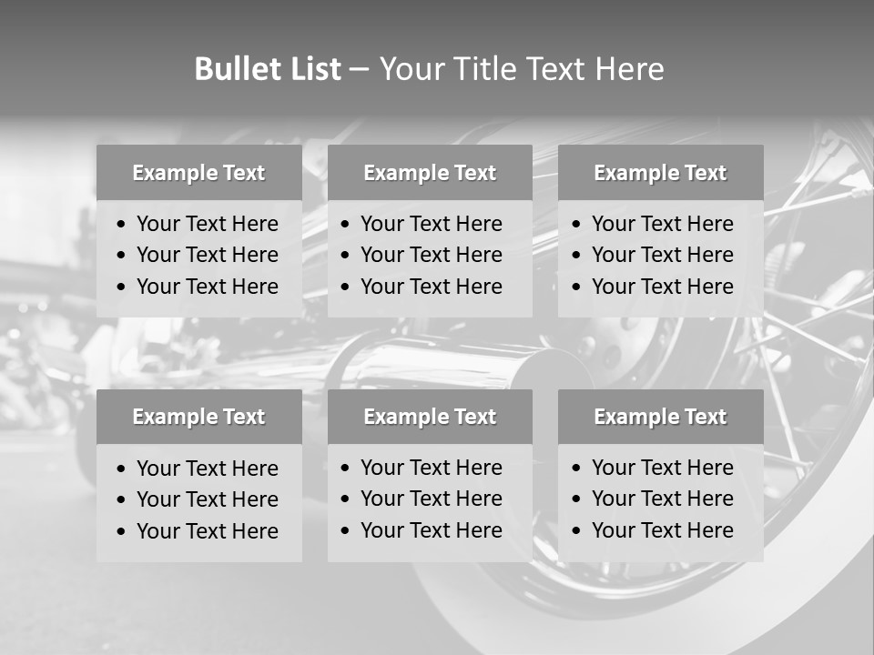 Crome Horsepower Power PowerPoint Template