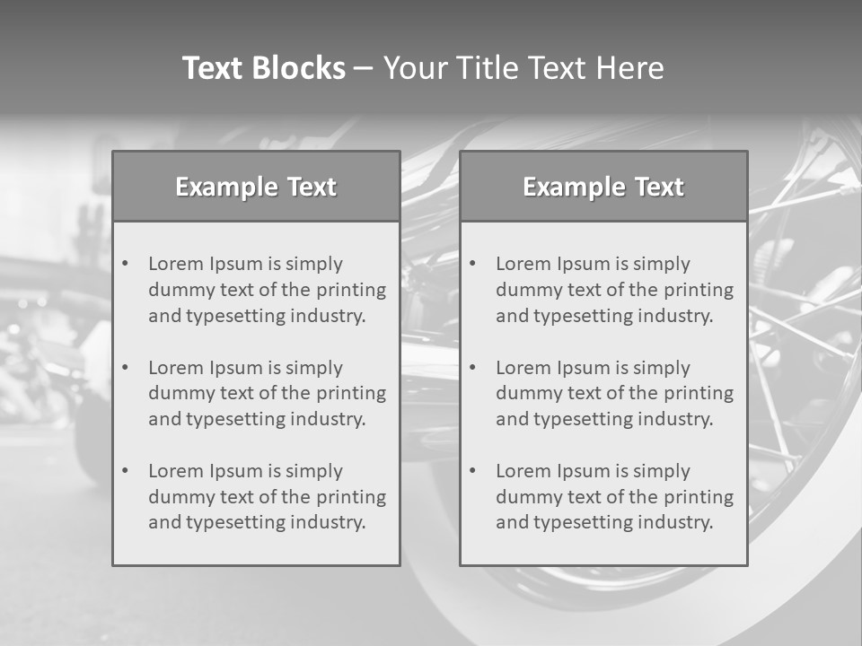 Crome Horsepower Power PowerPoint Template