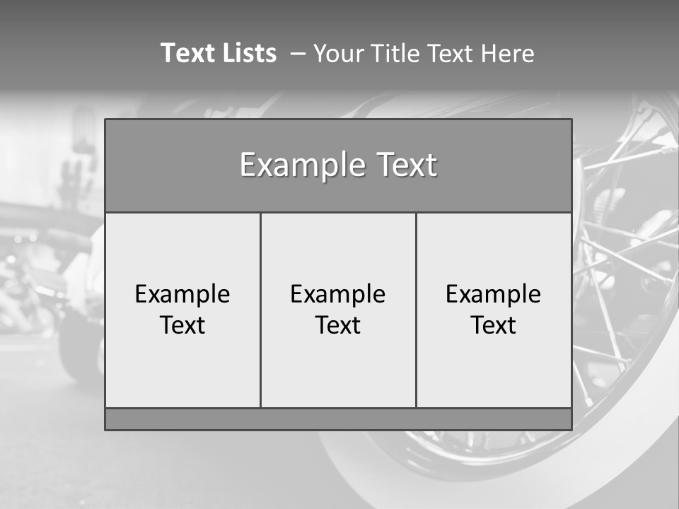 Crome Horsepower Power PowerPoint Template