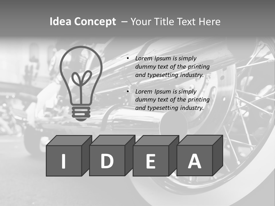 Crome Horsepower Power PowerPoint Template