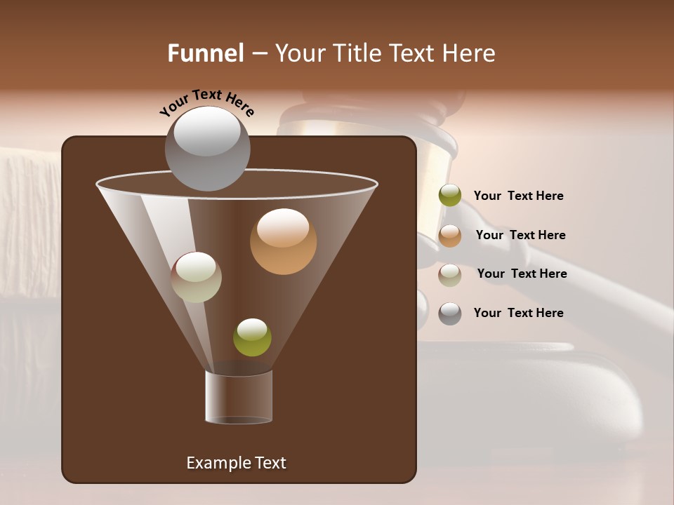 Close Table Symbol PowerPoint Template
