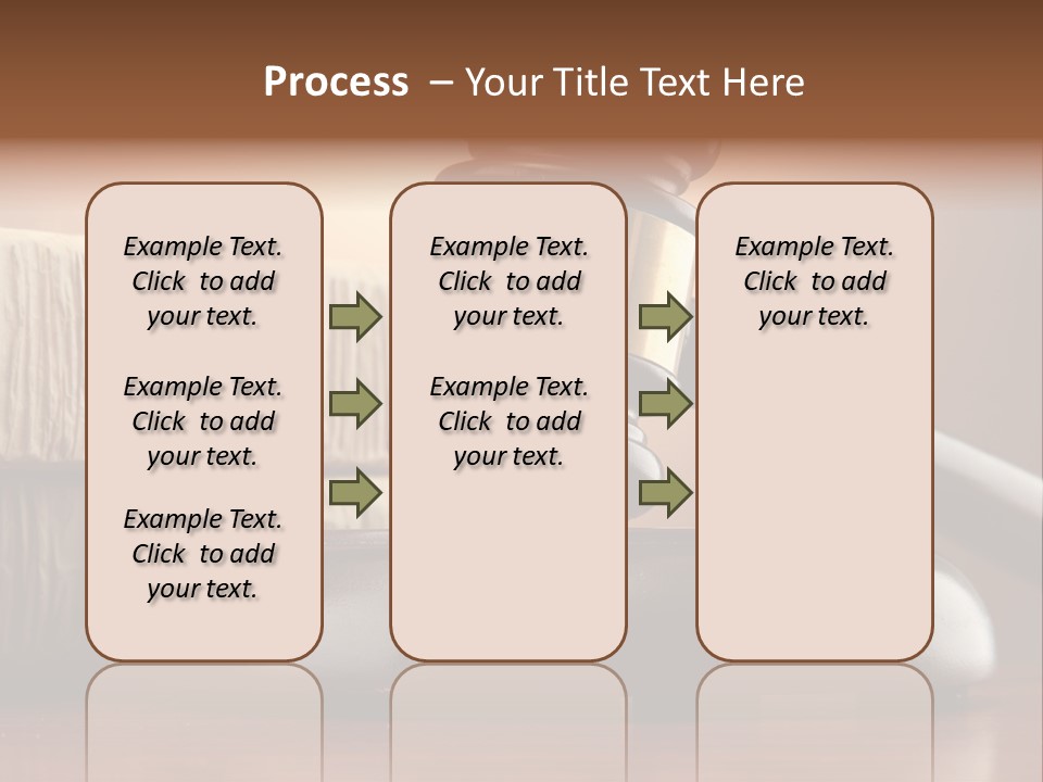 Close Table Symbol PowerPoint Template