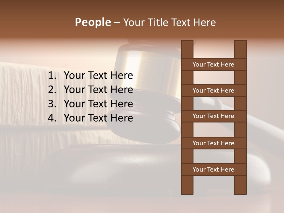 Close Table Symbol PowerPoint Template