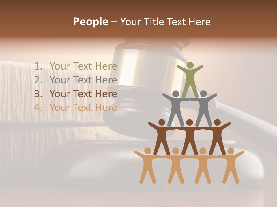 Close Table Symbol PowerPoint Template