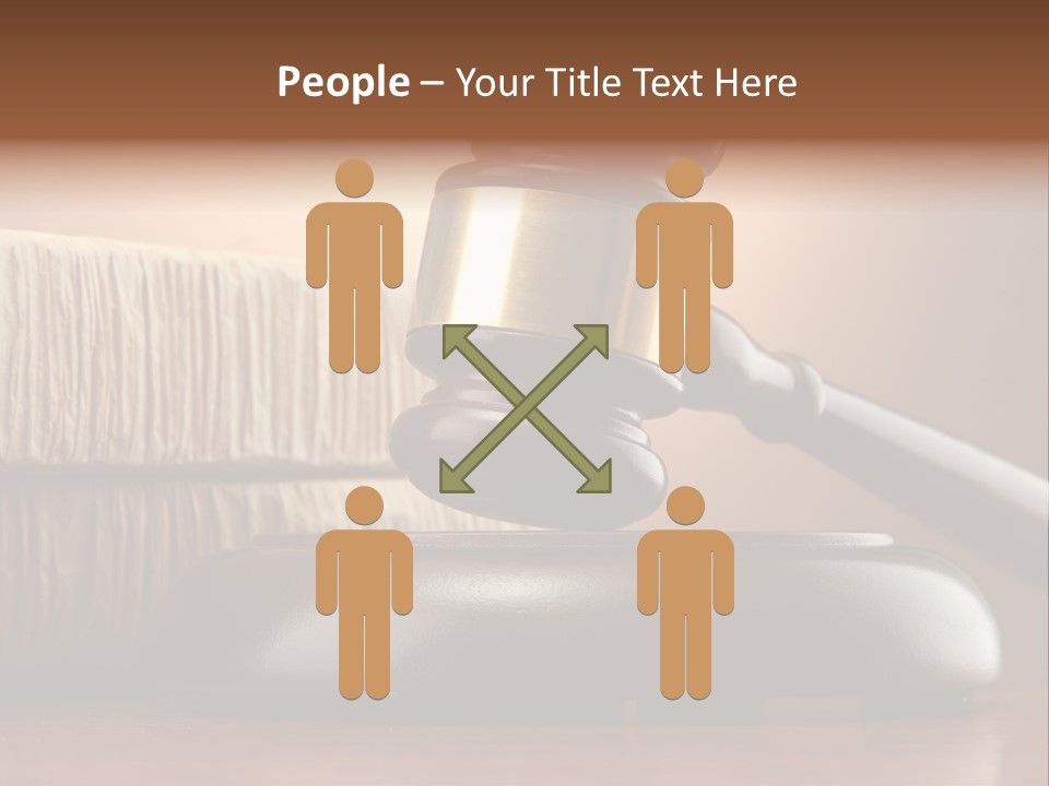 Close Table Symbol PowerPoint Template