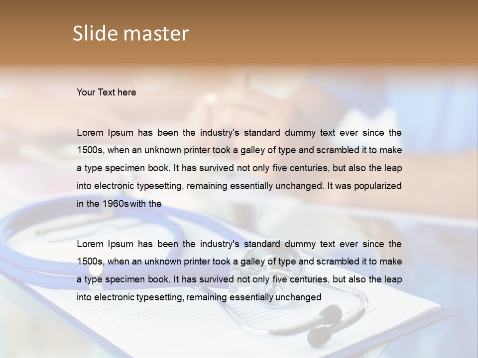Clinician Part Practitioner PowerPoint Template
