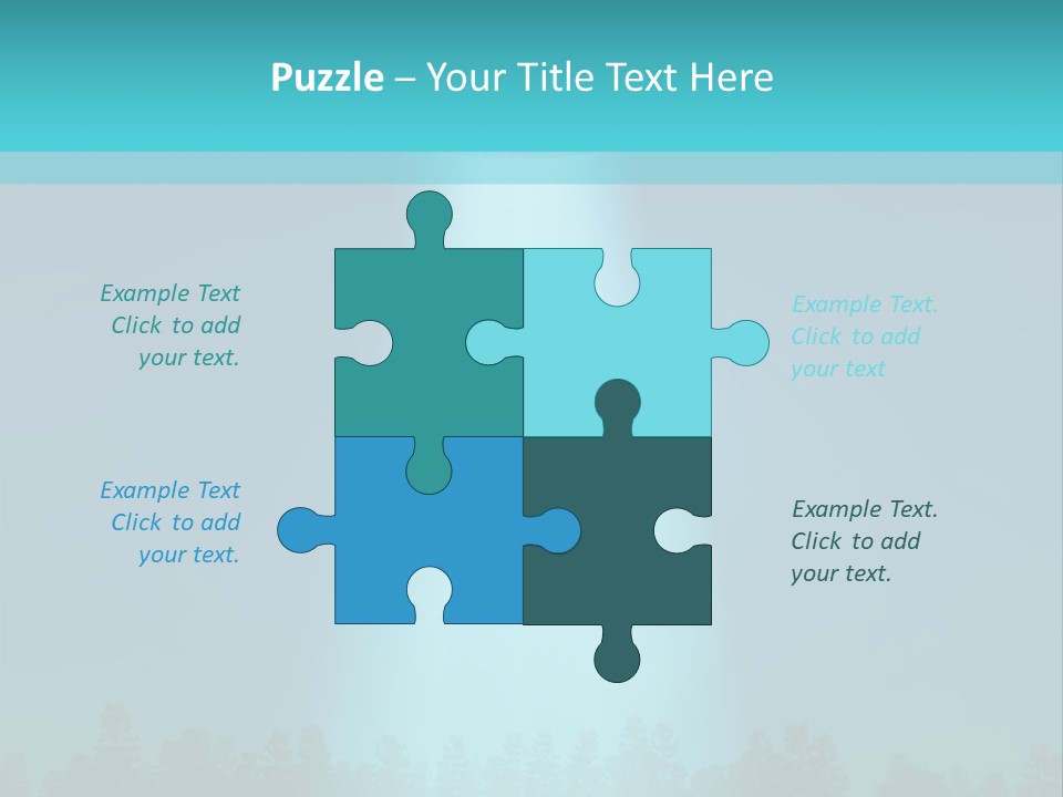 Landing Visitor Forest PowerPoint Template