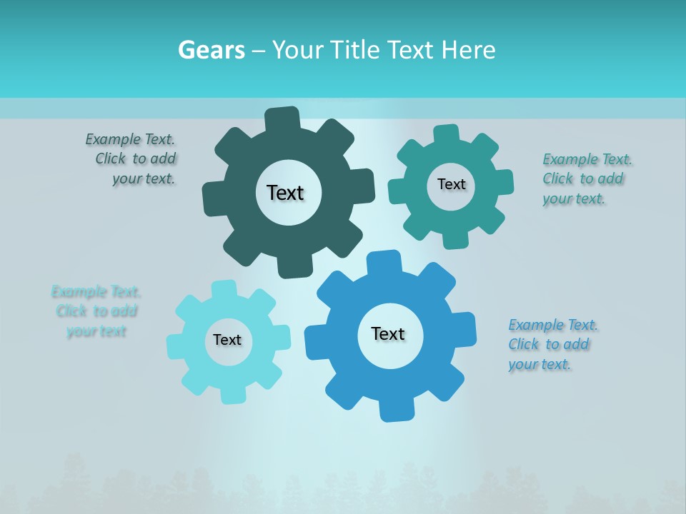 Landing Visitor Forest PowerPoint Template