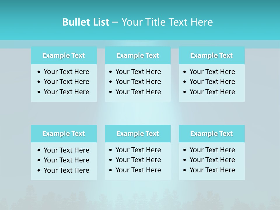 Landing Visitor Forest PowerPoint Template