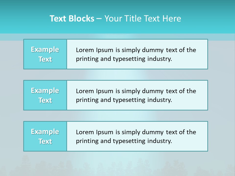 Landing Visitor Forest PowerPoint Template