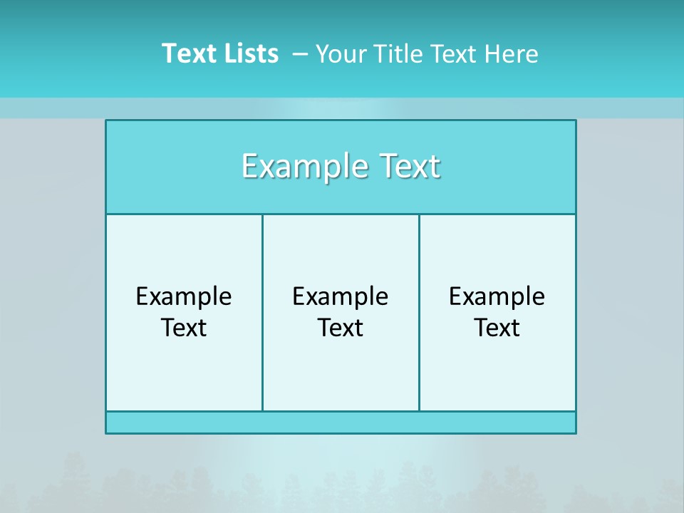 Landing Visitor Forest PowerPoint Template