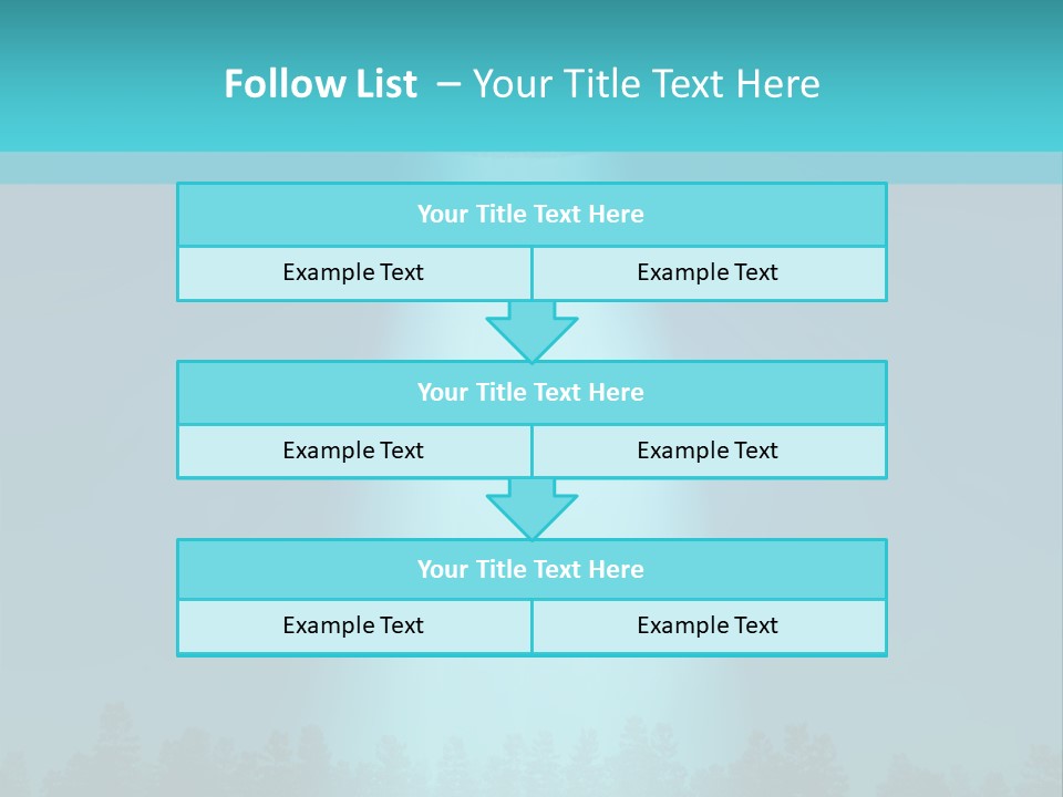 Landing Visitor Forest PowerPoint Template