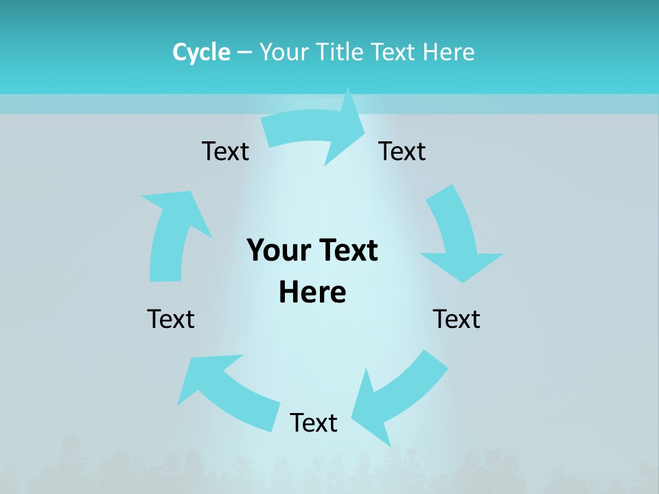Landing Visitor Forest PowerPoint Template