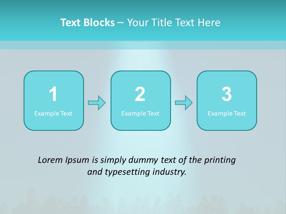 Landing Visitor Forest PowerPoint Template