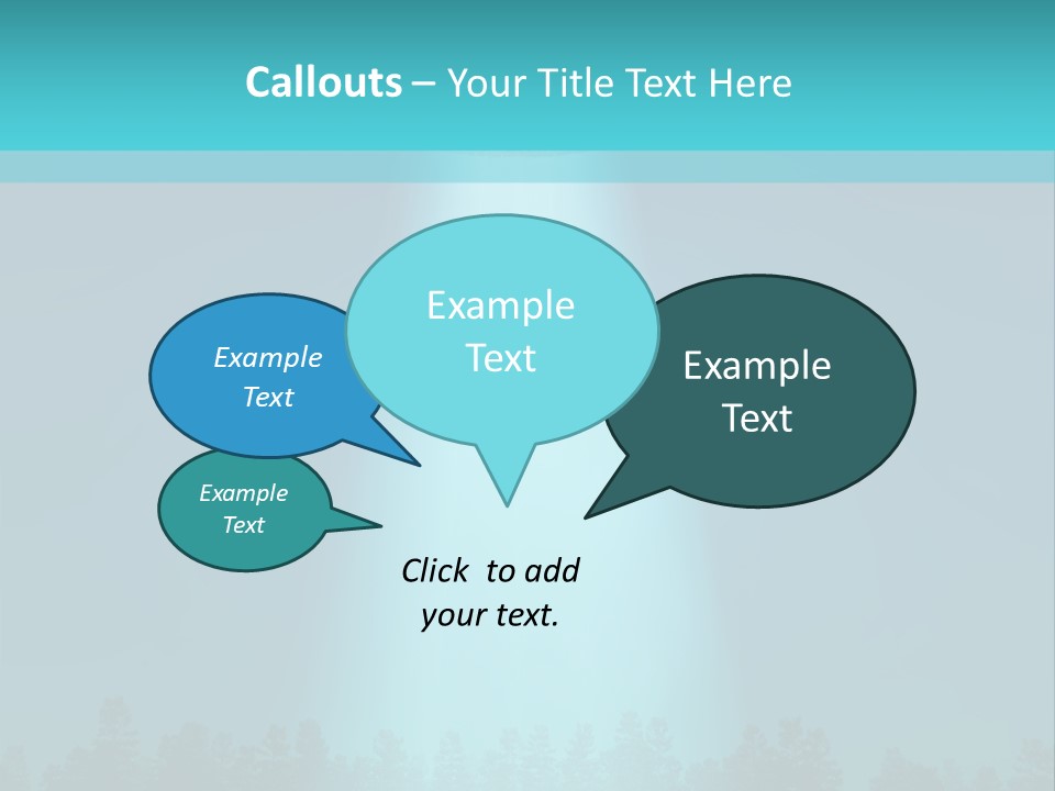 Landing Visitor Forest PowerPoint Template