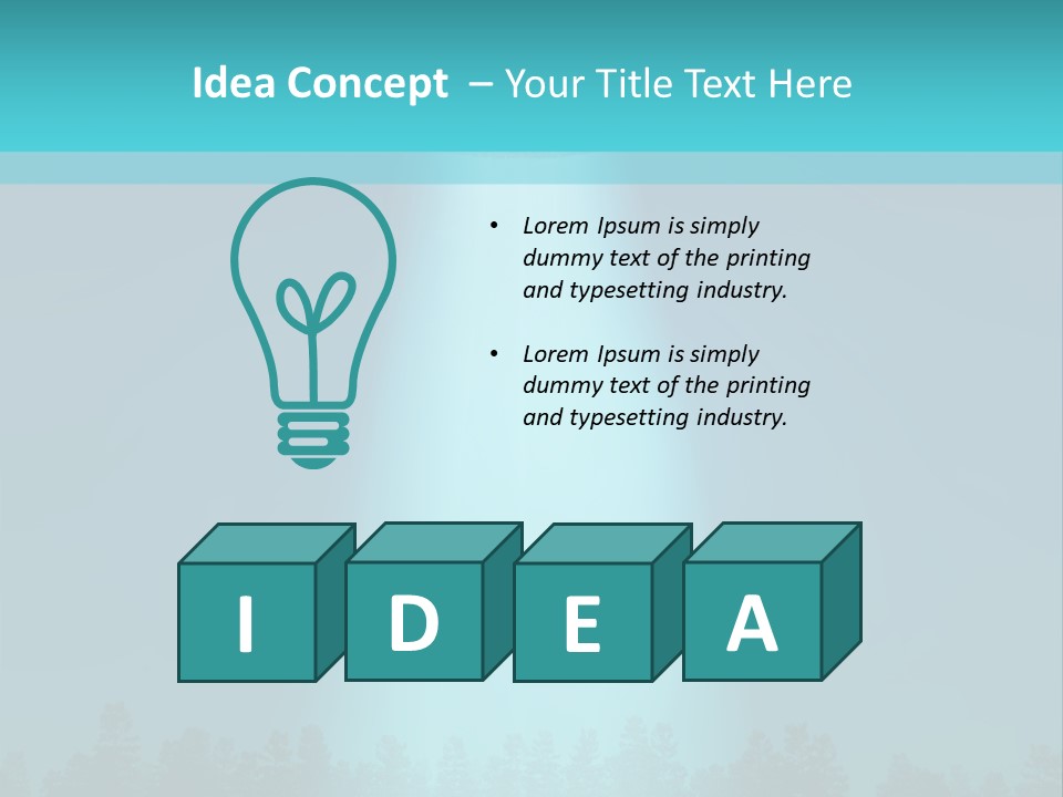 Landing Visitor Forest PowerPoint Template