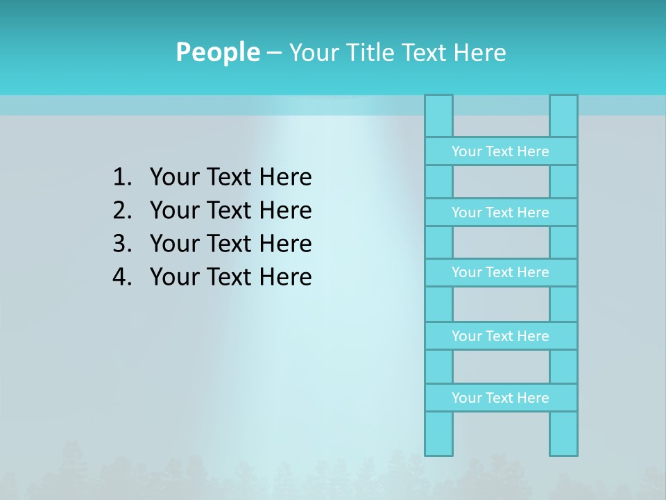 Landing Visitor Forest PowerPoint Template