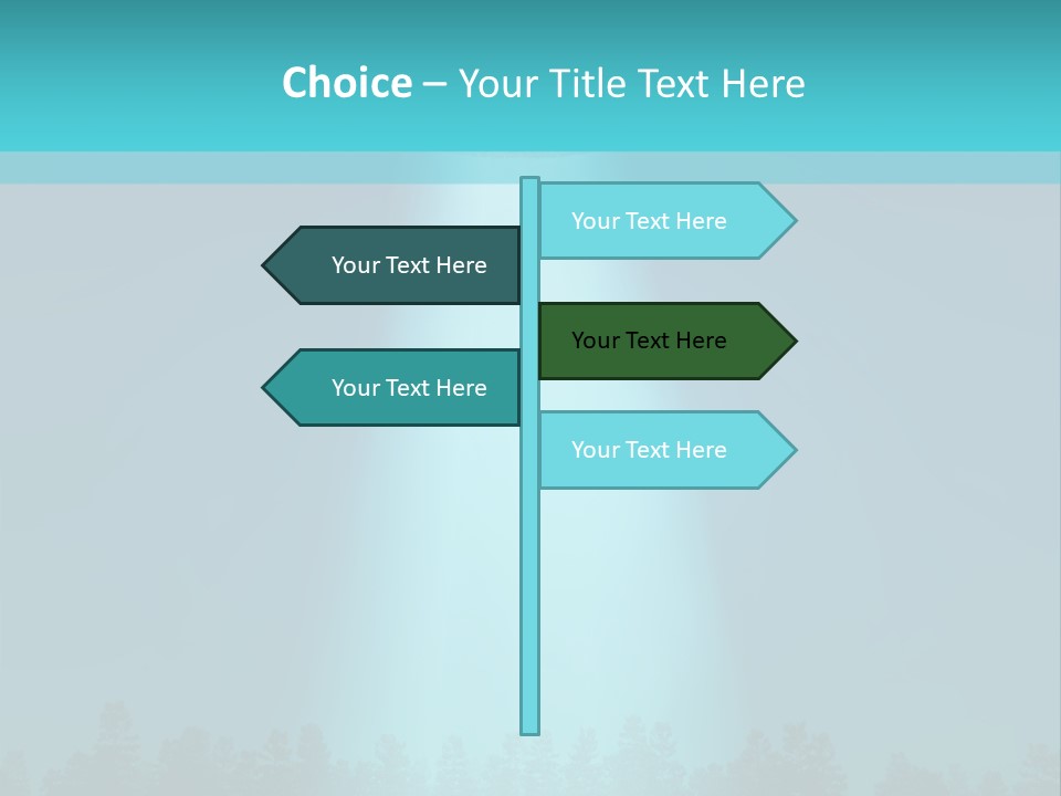 Landing Visitor Forest PowerPoint Template