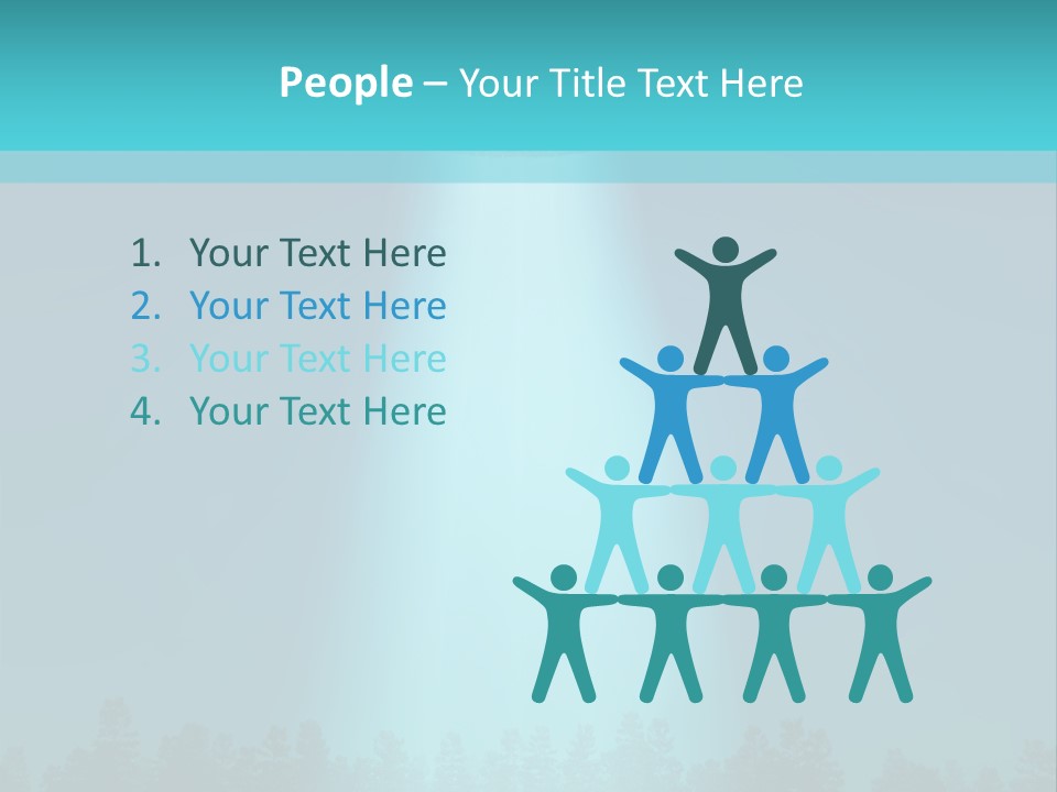 Landing Visitor Forest PowerPoint Template