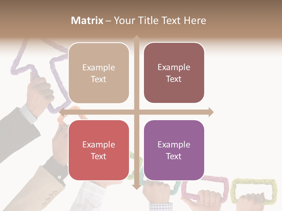 Trend Connection Blue PowerPoint Template